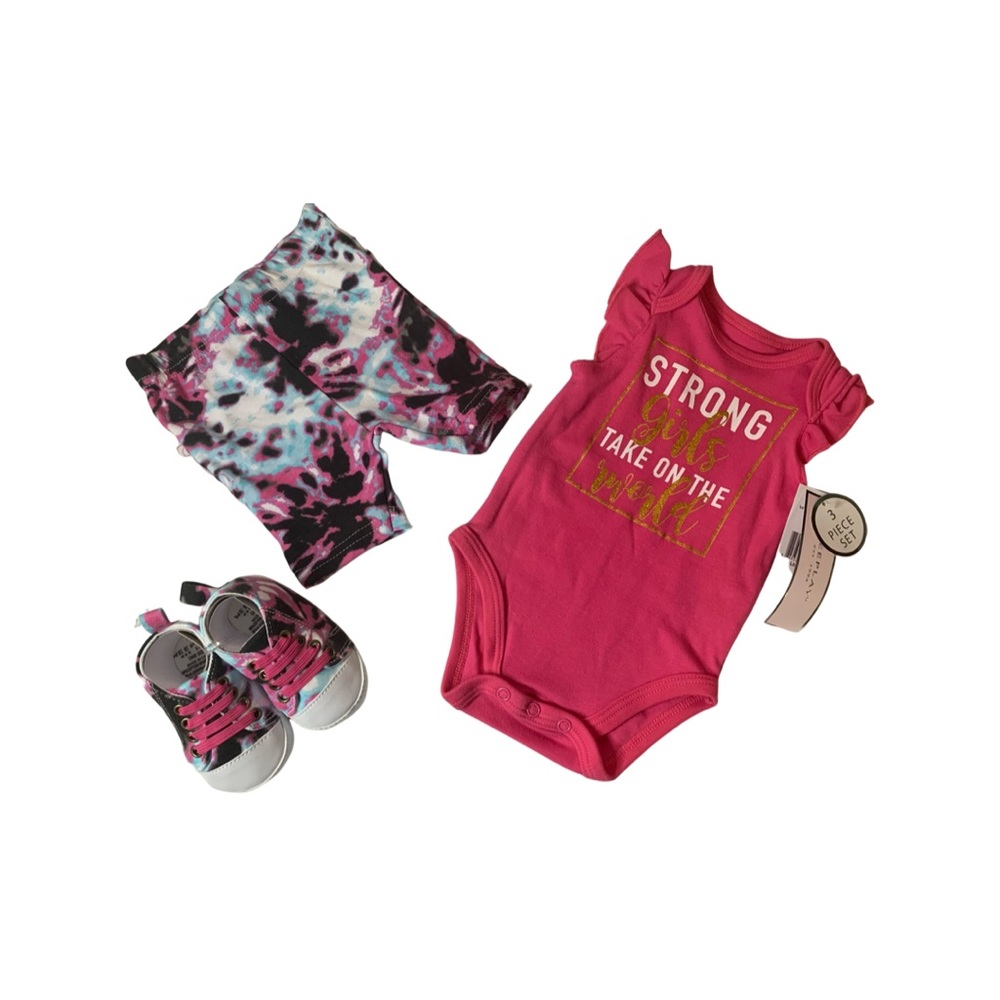 Baby girls three-piece set